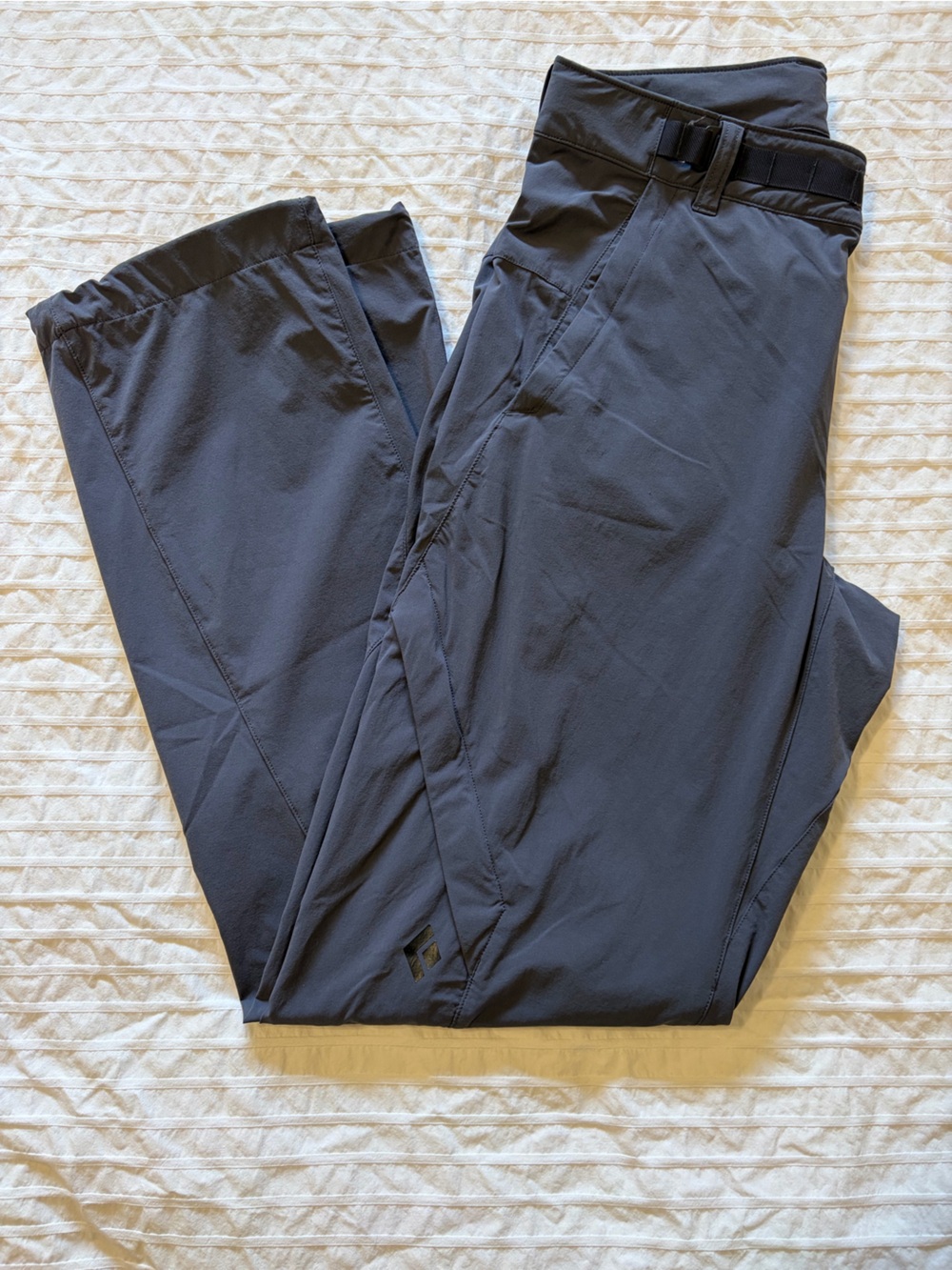 BLACK DIAMOND- grey, men’s size small Alpine Light Pants,